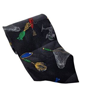 Keith Daniels Fishing Lure Tackle Reels Novelty Tie